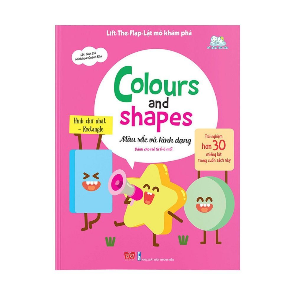  Lift - The - Flap - Lật Mở Khám Phá : Colours And Shapes - Màu Sắc Và Hình Dạng 