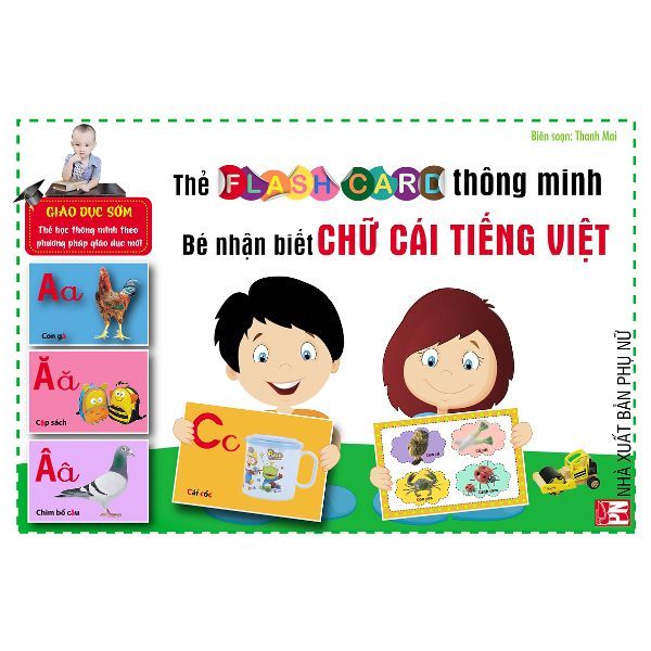  Thẻ Flashcard Thông Minh - Bé Nhận Biết Chữ Cái Tiếng Việt 