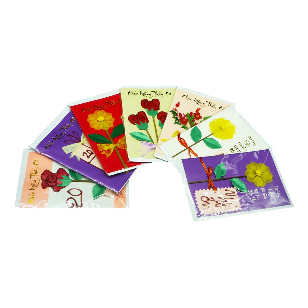  Thiệp Chúc Mừng 20-11 Chí Cường Cards ( 11x17cm) 