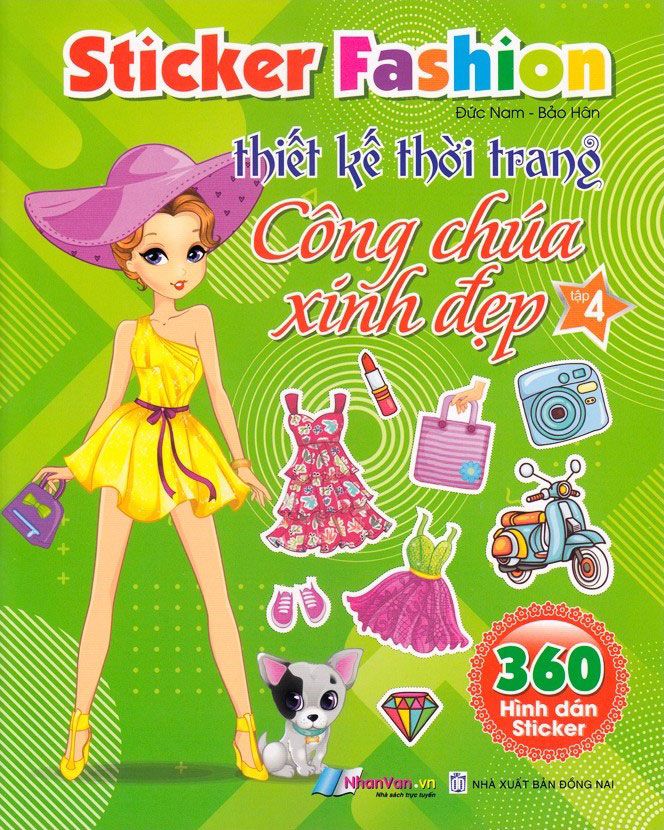  Sticker Fashion - Thiết Kế Thời Trang Công Chúa Xinh Đẹp - Tập 4 