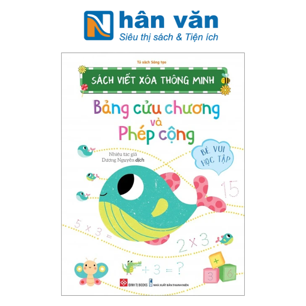  Sách Viết Xóa Thông Minh - Bảng Cửu Chương Và Phép Cộng 
