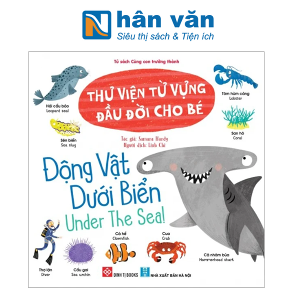  Thư Viện Từ Vựng Đầu Đời Cho Bé - Động Vật Dưới Biển - Under The Sea! 