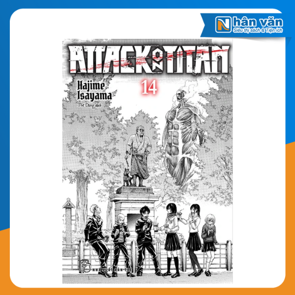  Attack on Titan 14 (Bản đặc biệt) (Tặng kèm 2 huy hiệu Quân đồn trú và Quân cảnh vệ ) 