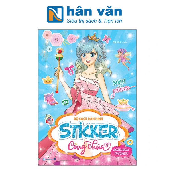  Bộ Sách Dán Hình - Sticker Công Chúa - Công Chúa Dịu Dàng 