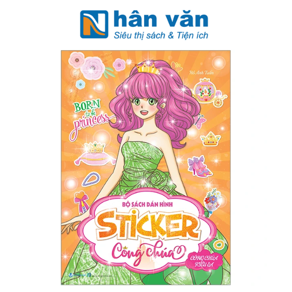  Bộ Sách Dán Hình - Sticker Công Chúa - Công Chúa Kiêu Sa 