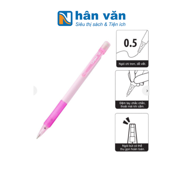  Bút chì bấm Campus PC-YOF 0.5mm (Màu Hồng) 