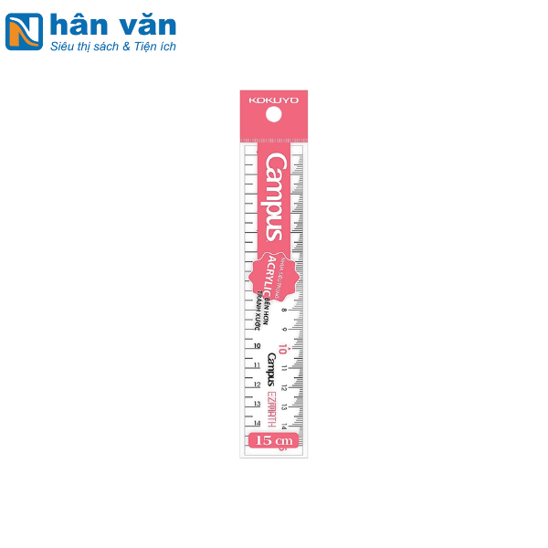  Thước Kẻ Acrylic Campus 15cm RL-EZM-A15 