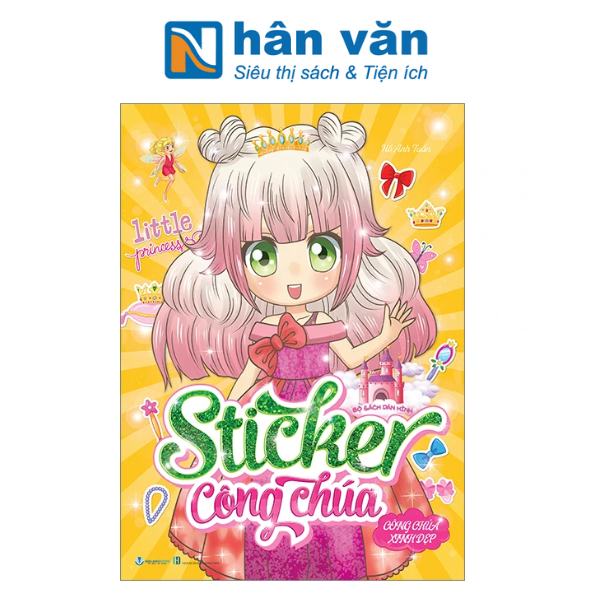  Bộ Sách Dán Hình - Sticker Công Chúa - Công Chúa Xinh Đẹp 
