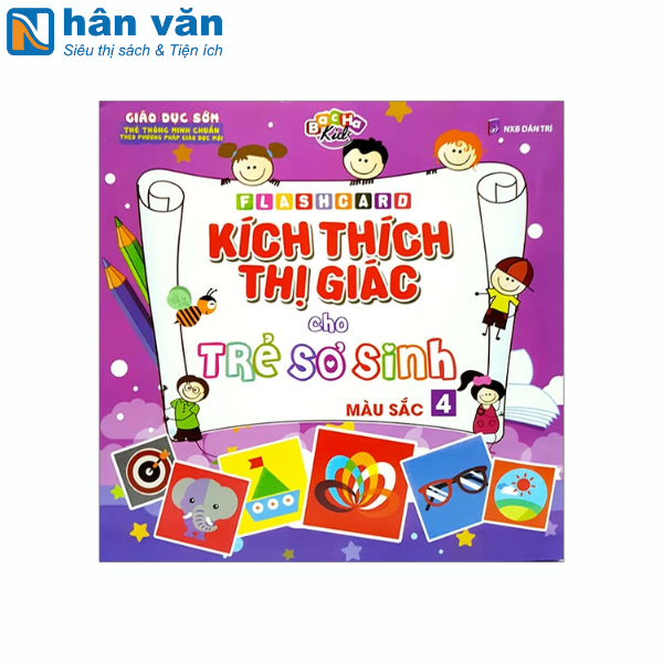  Flashcard - Kích Thích Thị Giác Cho Trẻ Sơ Sinh - Màu Sắc 4 