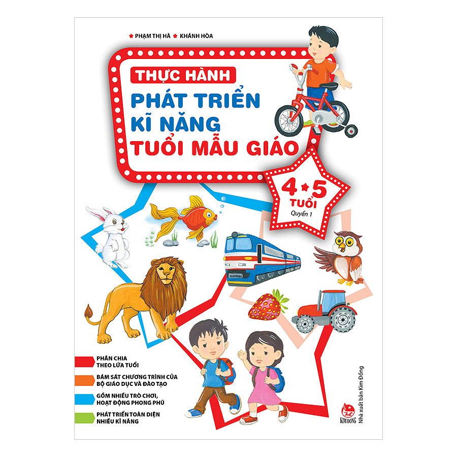  Thực Hành Phát Triển Kĩ Năng Tuổi Mẫu Giáo 4-5 Tuổi (Quyển 1) 