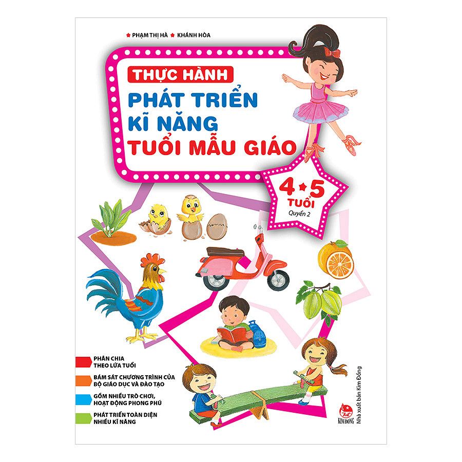  Thực Hành Phát Triển Kĩ Năng Tuổi Mẫu Giáo 4-5 Tuổi (Quyển 2) 