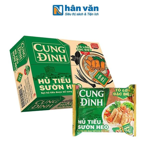 Thùng 30 Gói - Hủ Tiếu Sườn Heo Cung Đình 84g