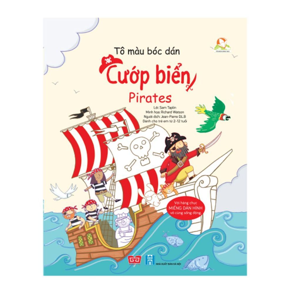  Tô Màu Bóc Dán - Cướp Biển Pirates 