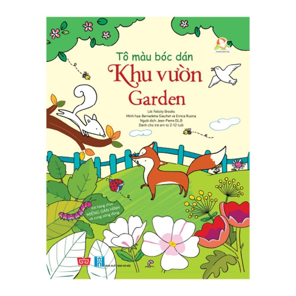  Tô Màu Bóc Dán - Khu Vườn Garden 