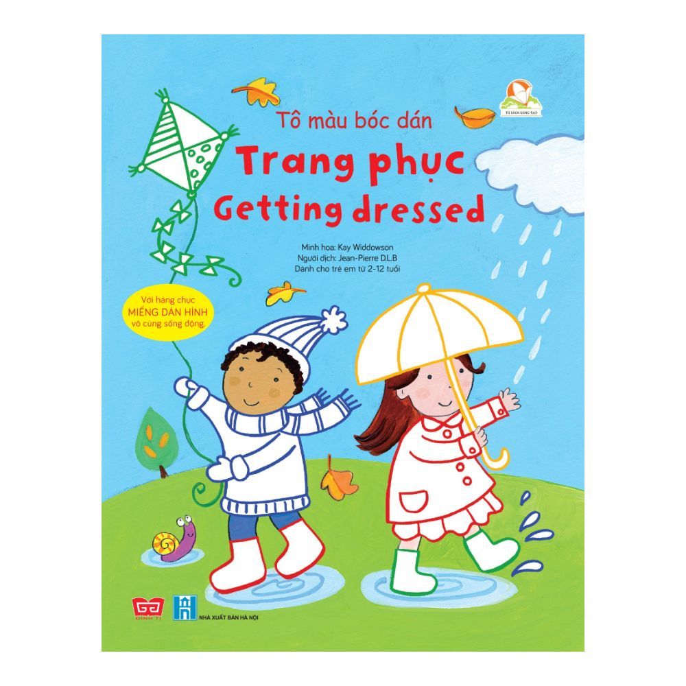  Tô Màu Bóc Dán - Trang Phục Getting Dressed 