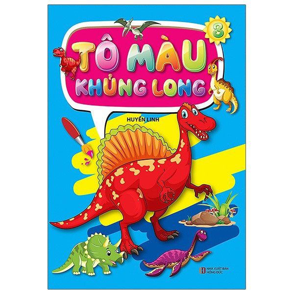  Tô màu khủng long T.3 