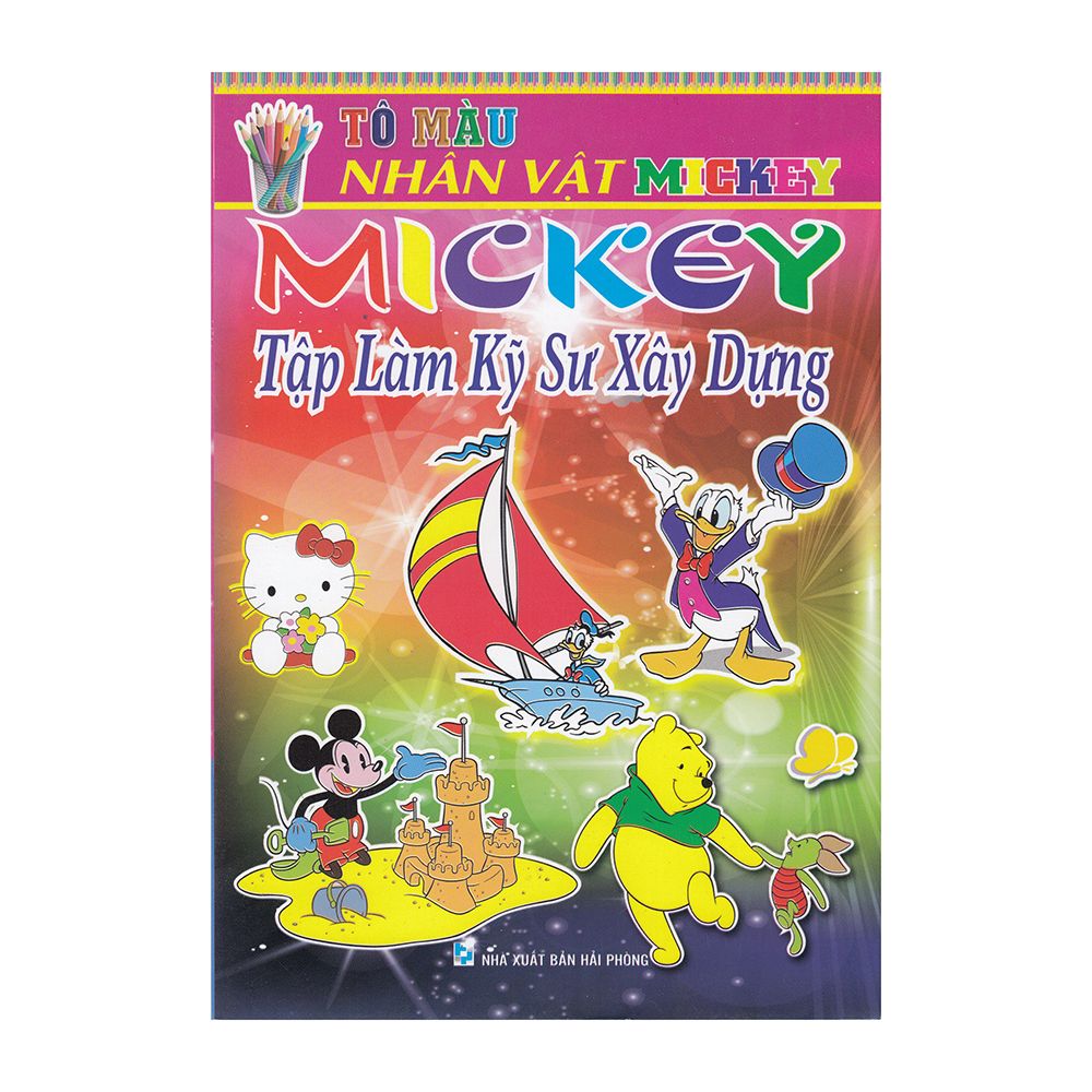  Tô Màu Nhân Vật Mickey - Mickey Tập Làm Kỹ Sư Xây Dựng 