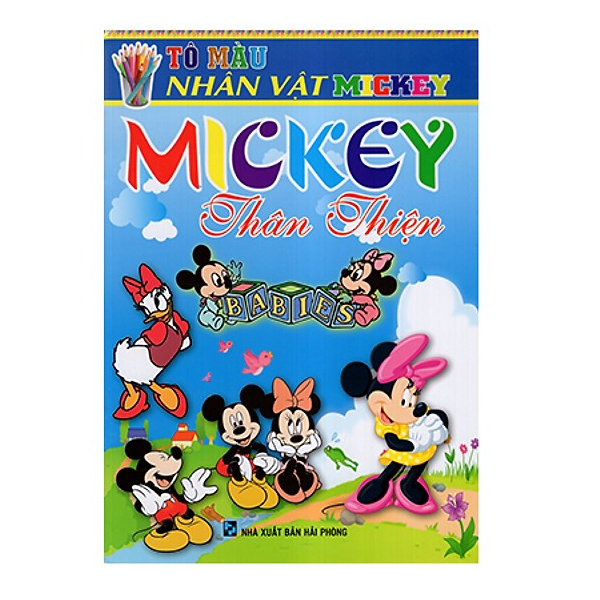  Tô Màu Nhân Vật Mickey - Mickey Thân Thiện 