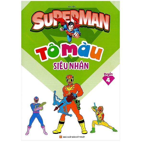  Tô Màu Siêu Nhân Superman - Quyển 4 