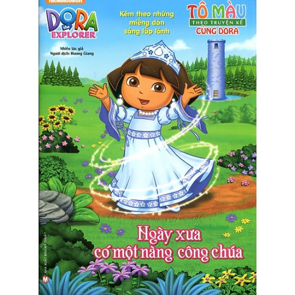  Tô Màu Theo Truyện Kể Cùng Dora - Ngày Xưa Có Một Nàng Công Chúa 