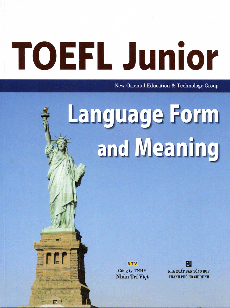  TOEFL Junior Language Form And Meaning 