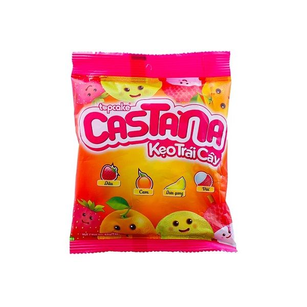  Kẹo Trái Cây Topcake Castana (60g) 