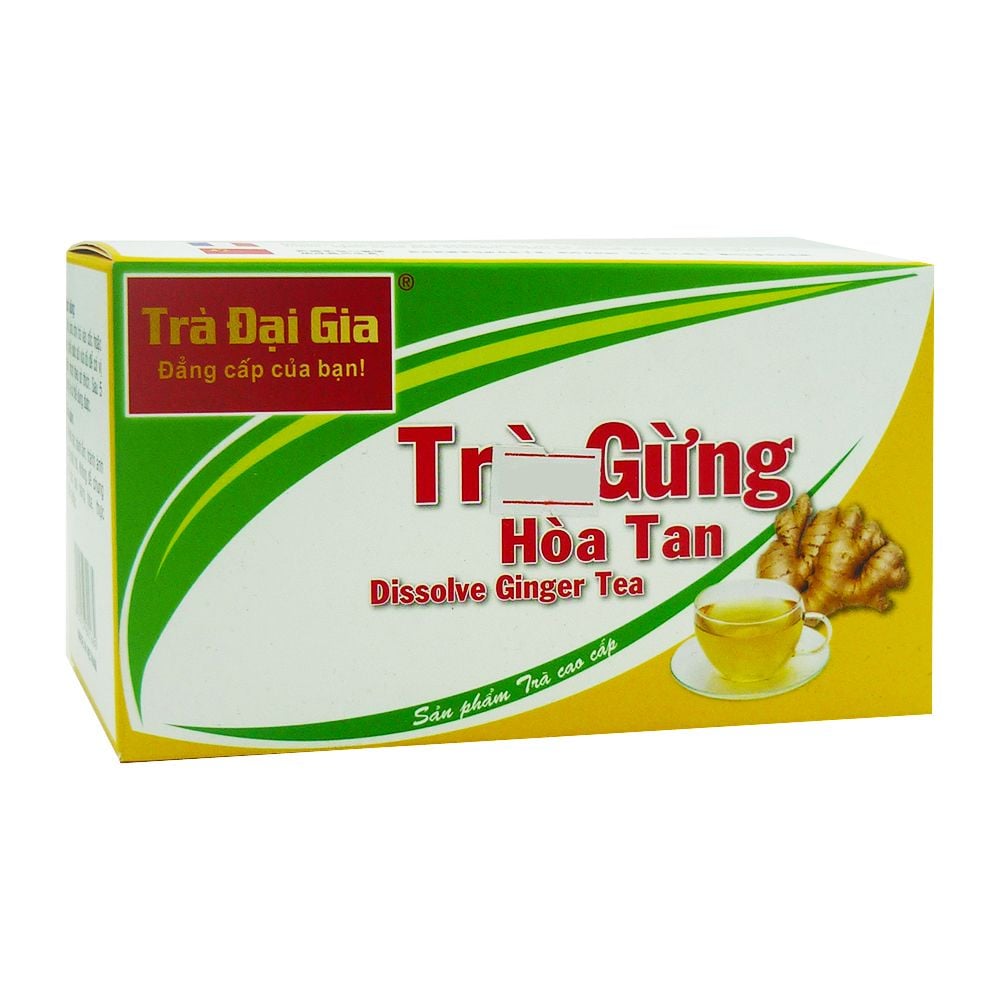  Trà Đại Gia Trà Gừng Hòa Tan ( 20 Túi Hộp 200g) 