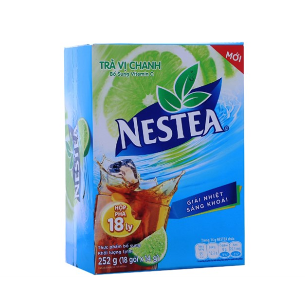  Trà Nestea Hương Chanh Hộp 252g (18 Gói) 