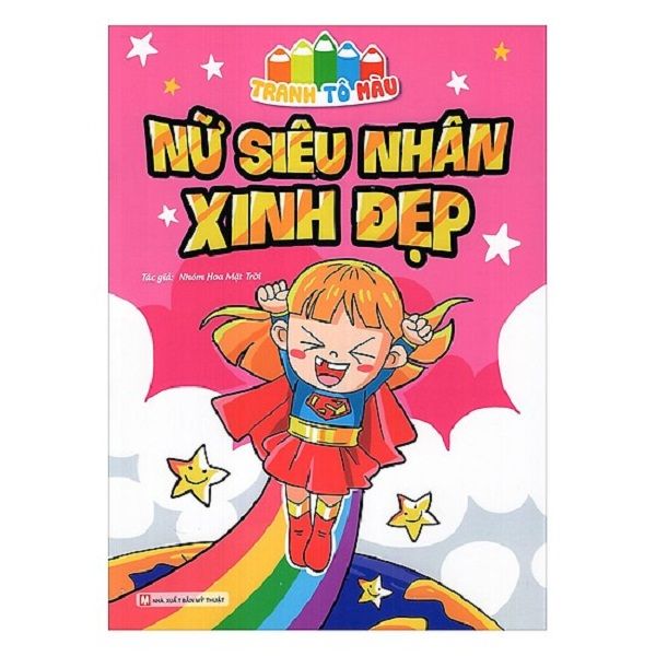  Tranh Tô Màu - Nữ Siêu Nhân Xinh Đẹp 