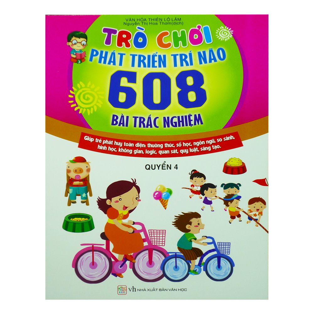  Trò Chơi Phát Triển Trí Não - 608 Bài Trắc Nghiệm (Quyển 4) 