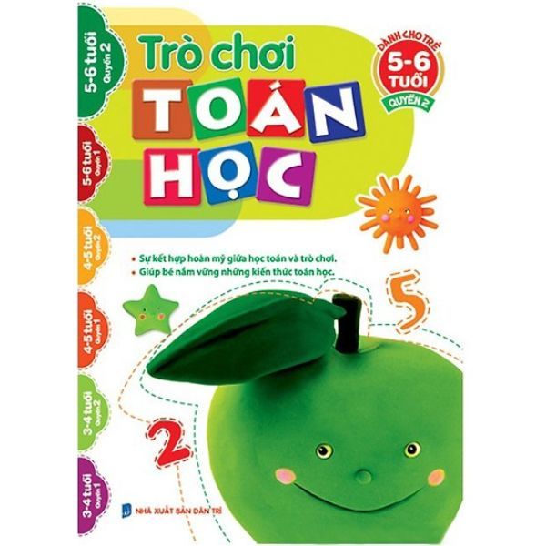  Trò Chơi Toán Học - Dành Cho Bé 5 - 6 Tuổi (Quyển 2) 