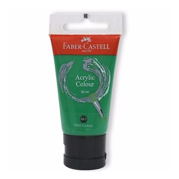  Tuýp Màu Vẽ Acrylic Mid Green 063 (30ml) 