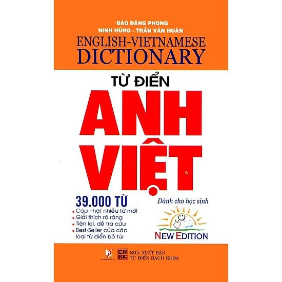  Từ Điển Anh - Việt 39.000 Từ 