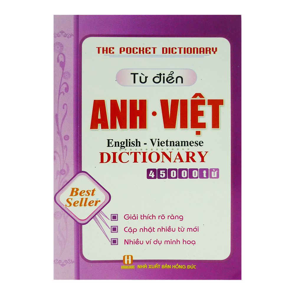  Từ Điển Anh - Việt 45000 Từ (NXB Hồng Đức) 