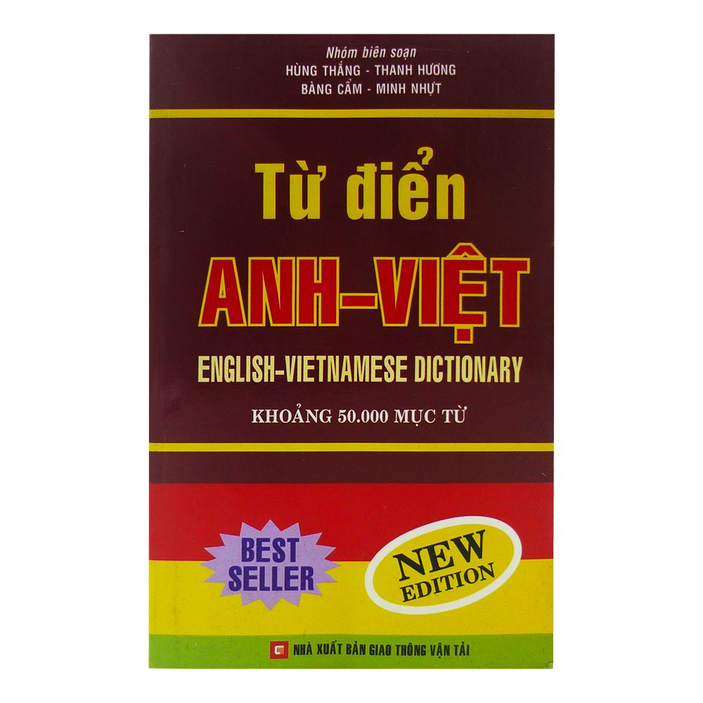  Từ Điển Anh - Việt Khoảng 50000 Mục Từ (NXB Giao Thông Vận Tải) 