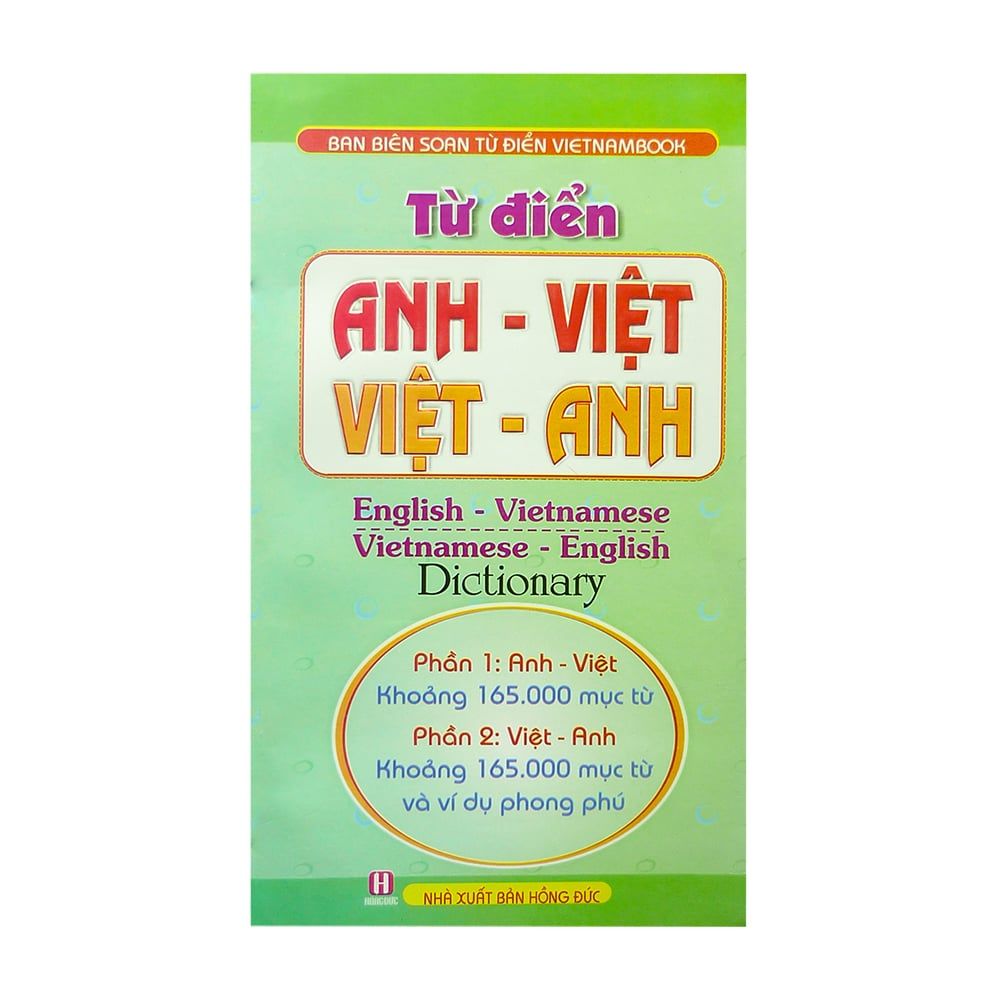  Từ Điển Anh Việt - Việt Anh 165.000 Từ 