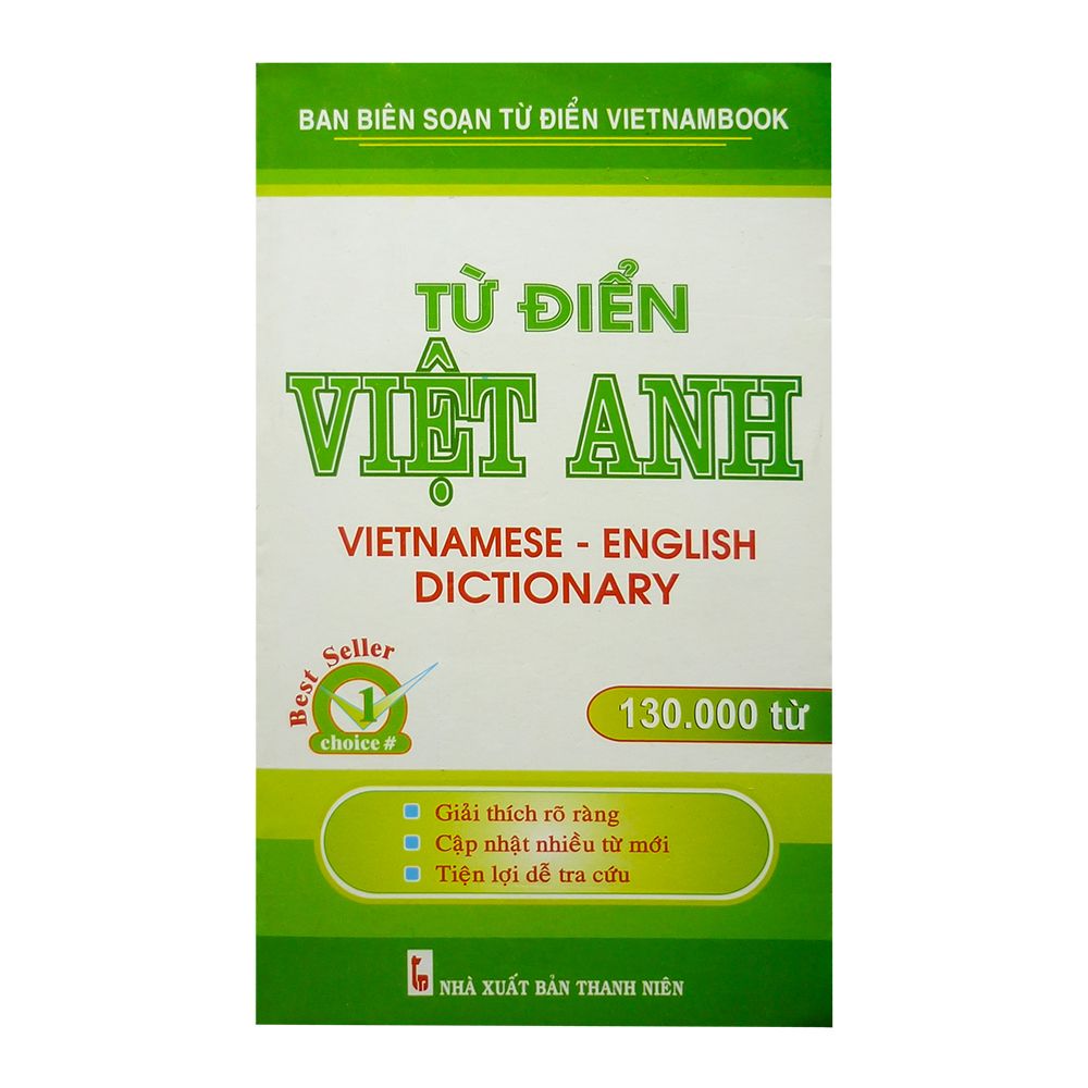  Từ điển Việt - Anh (130.000 Từ) 