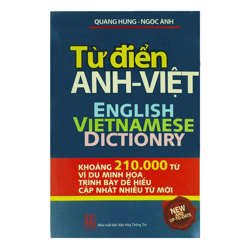  Từ Điển Việt - Anh Khoảng 210000 Từ (NXB Văn Hóa Thông Tin) 