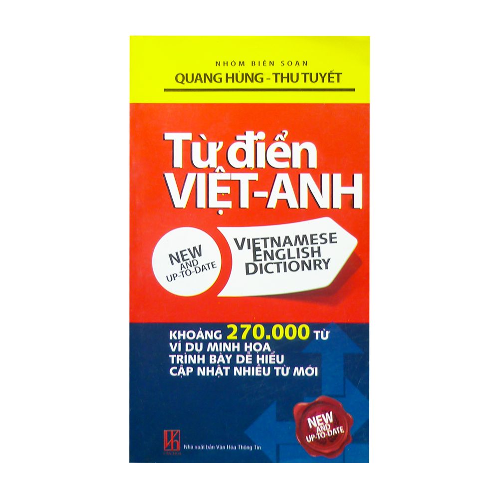  Từ Điển Việt - Anh New And Up-To-Date 270000 - Quang Hùng - Thu Tuyết 