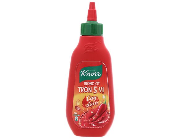 Tương Ớt Knorr Tròn 5 Vị Cay Đậm 220g