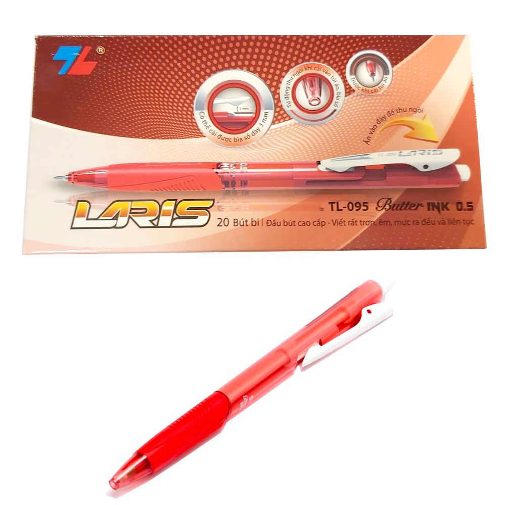  Hộp Bút Bi Thiên Long - TL-095 - Mực Đỏ 