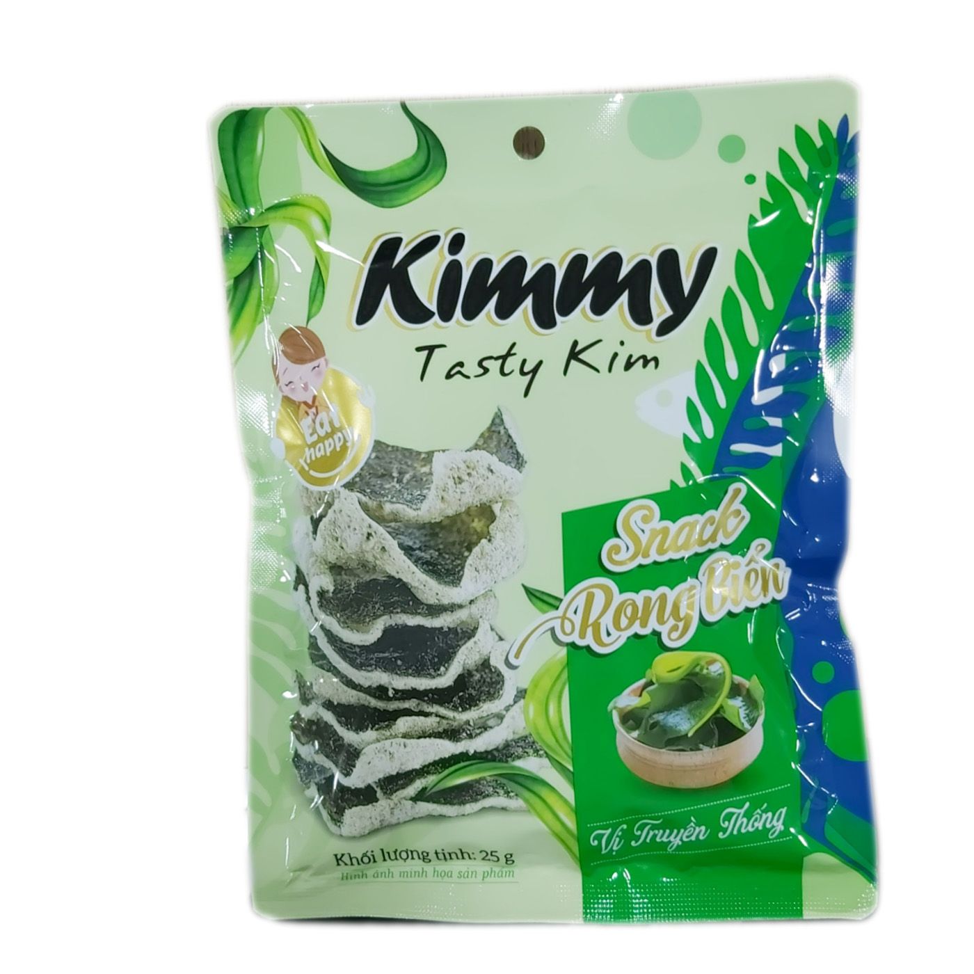  Snack Rong Biển Vị Truyền Thống - Kimmy Tasty Kim - 25g 