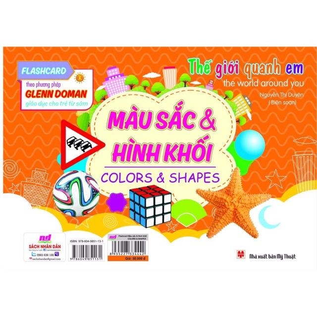  ND - Flash card - Thế giới quanh em - Màu sắc và hình khối 