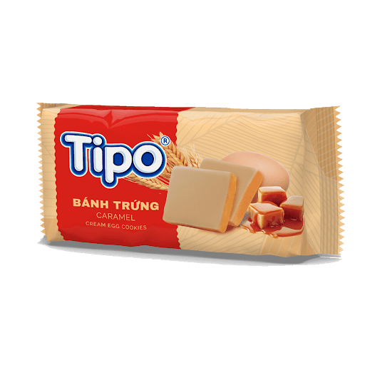  TIPO bánh trứng CARAMEL 60g 