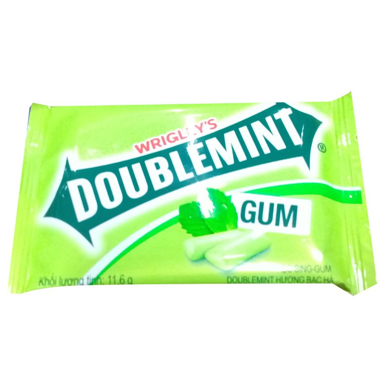  Vỉ Doublemint - Hương Bạc Hà (11,6g) 