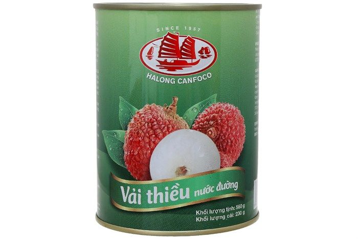  Vải Thiều Nước Đường Hạ Long - Hộp (560g) 