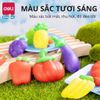  Bộ Đất Nặn Đất Sét Deli Cho Bé - Tạo Hình Đồ Ăn Hình Hoa Quả 