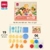  Bộ Đất Nặn Đất Sét Deli Cho Bé - Tạo Hình Đồ Ăn Hình Hoa Quả 