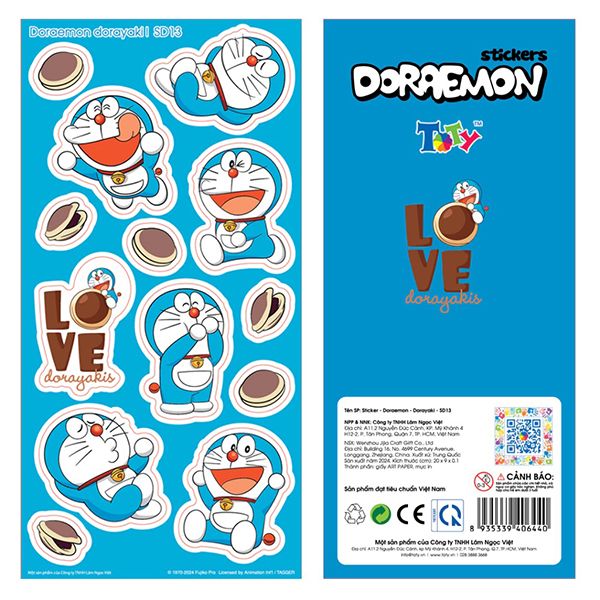 Sticker - Doraemon - Dorayaki - SD13 - nhanvan.vn