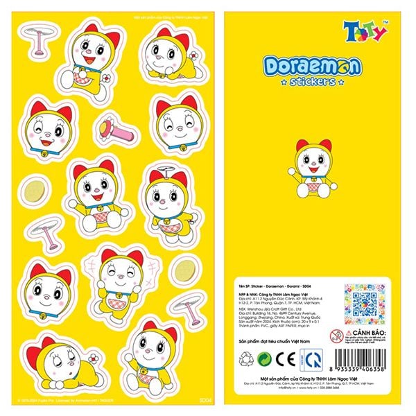 Sticker - Doraemon - Dorami - SD04 - nhanvan.vn